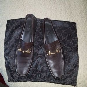 Authentic Gucci leather shoes